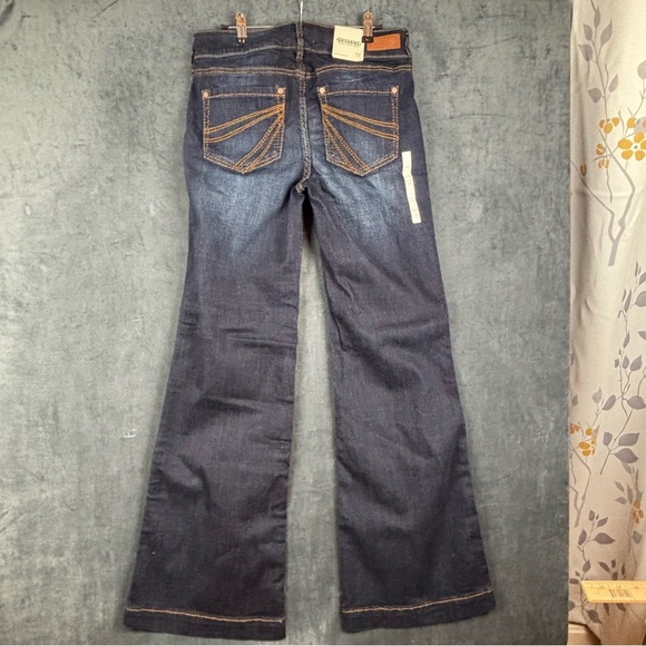 NWT Shyanne Women’s Dark Blue Mid-Rise Trouser Jeans 28 x 32 - Picture 9 of 15